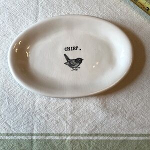 Magenta M Exclusive Rae Dunn oval Chirp plates